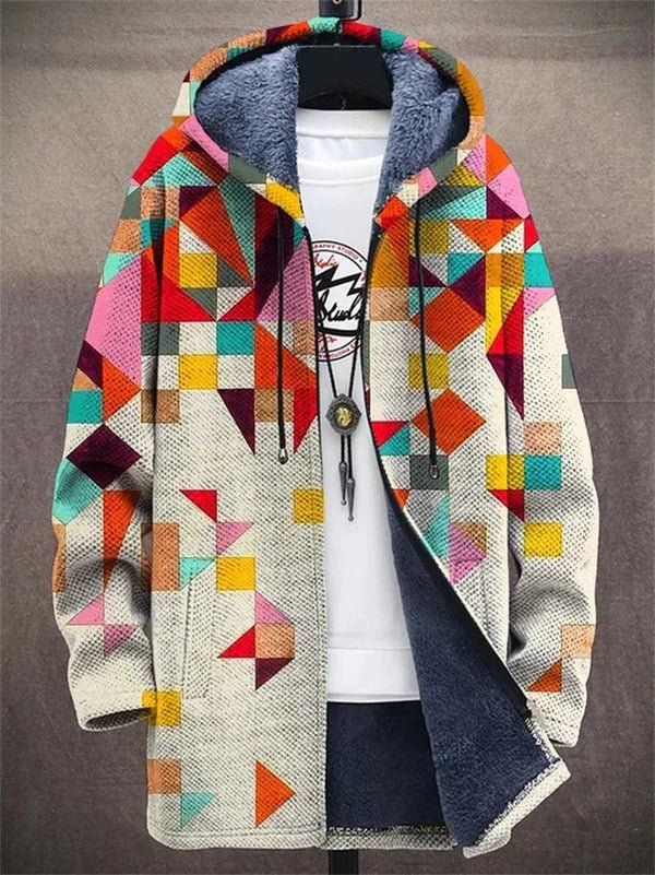 Peter | Cozy Color-Patch Hooded Jacket