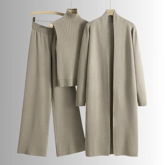 Aubrey | 3-Piece Elegant Knit Lounge Set