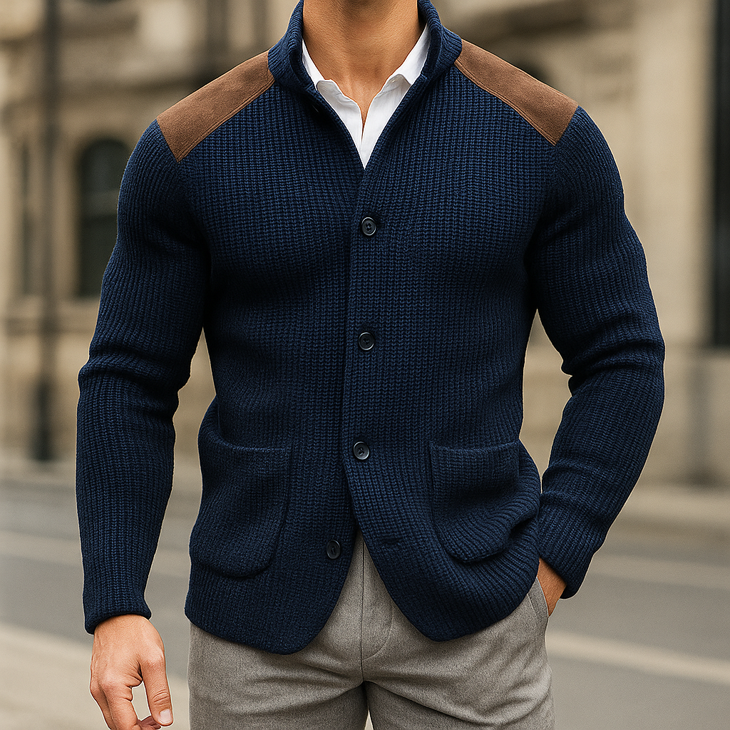 Ryan | Classic Textured Knitted Cardigan