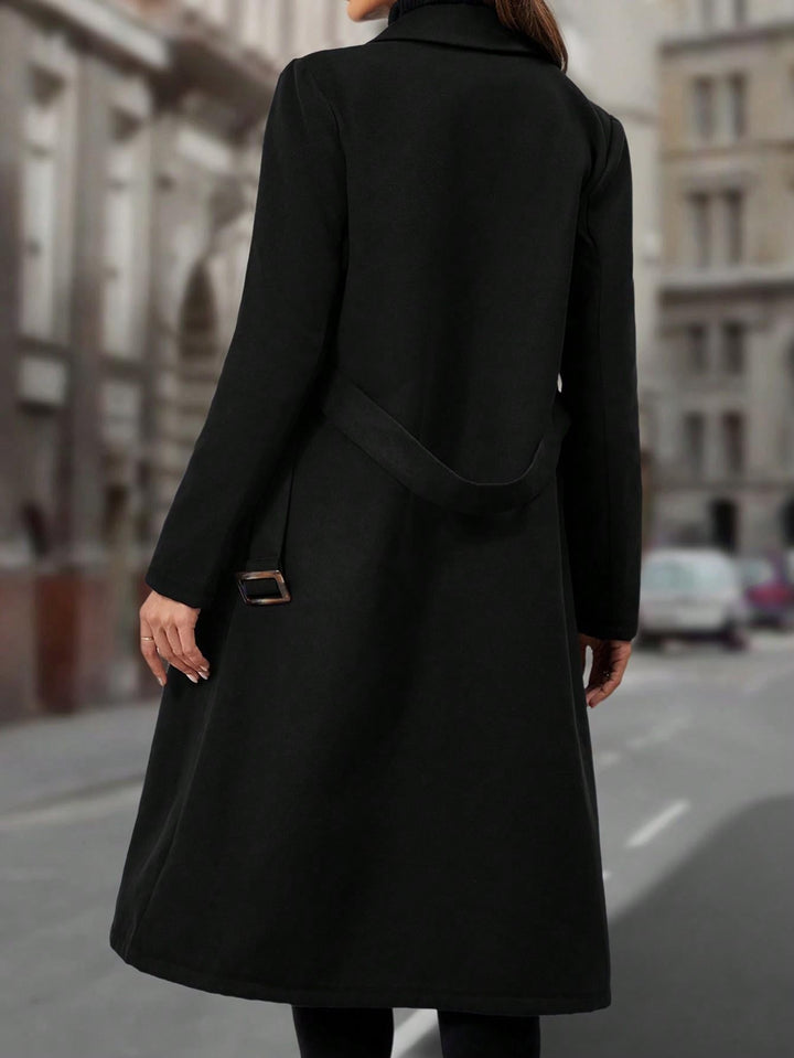 Elizabeth | Elegant Long Belted Coat
