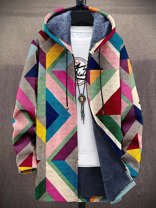 Peter | Cozy Color-Patch Hooded Jacket