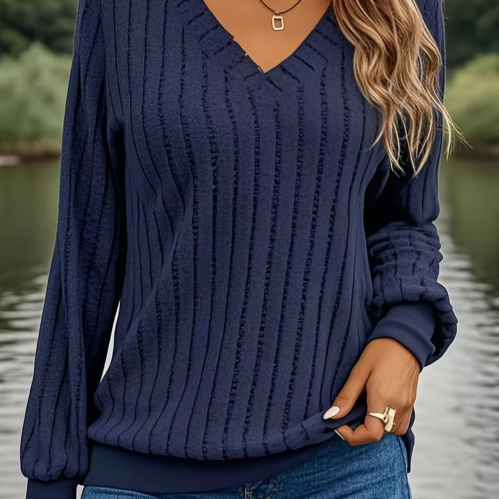 Ariana | Cozy V-Neck Sweater