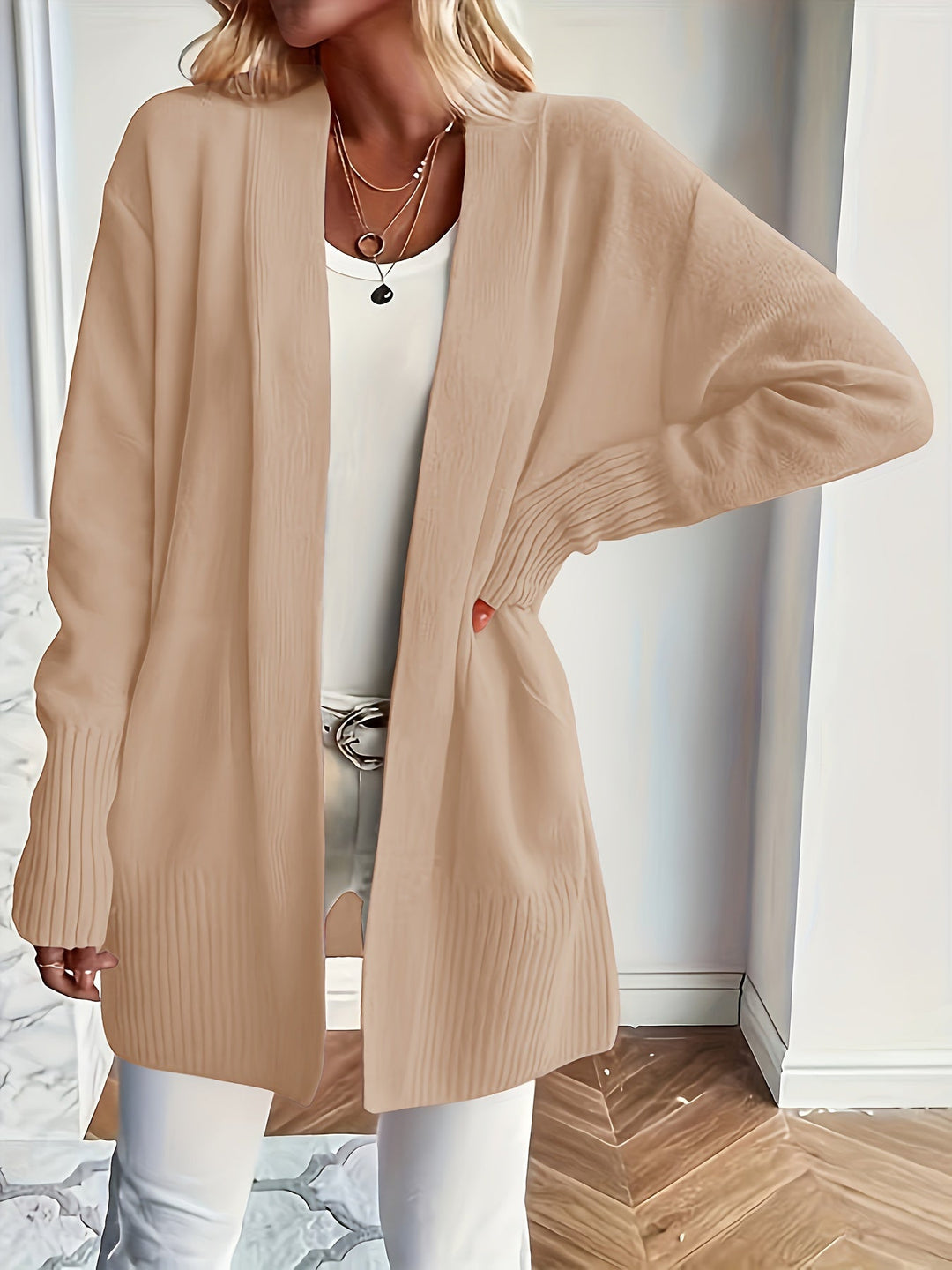 Ashley | Cozy Open-Front Cardigan