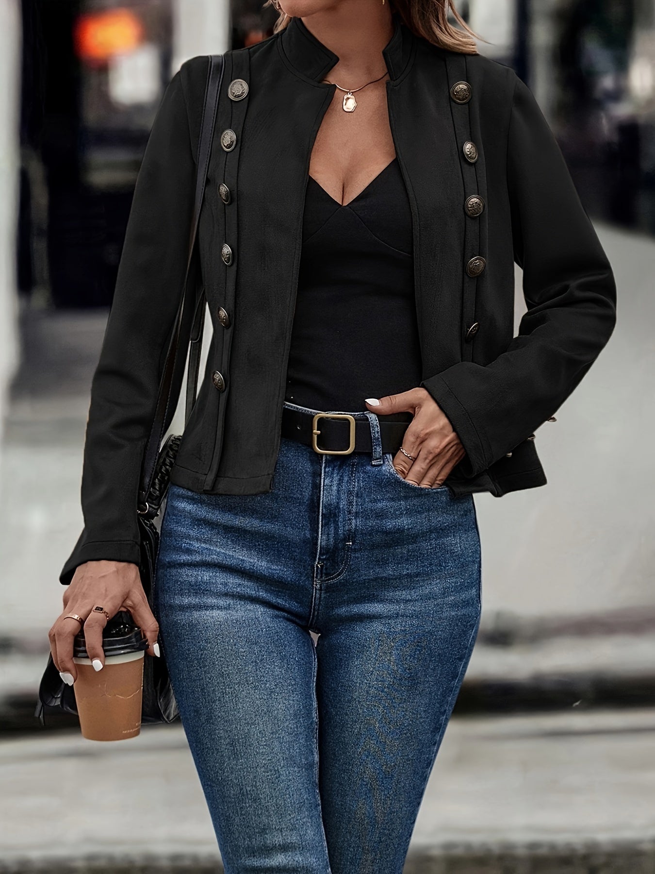 Harper | Timeless Elegant Button Jacket