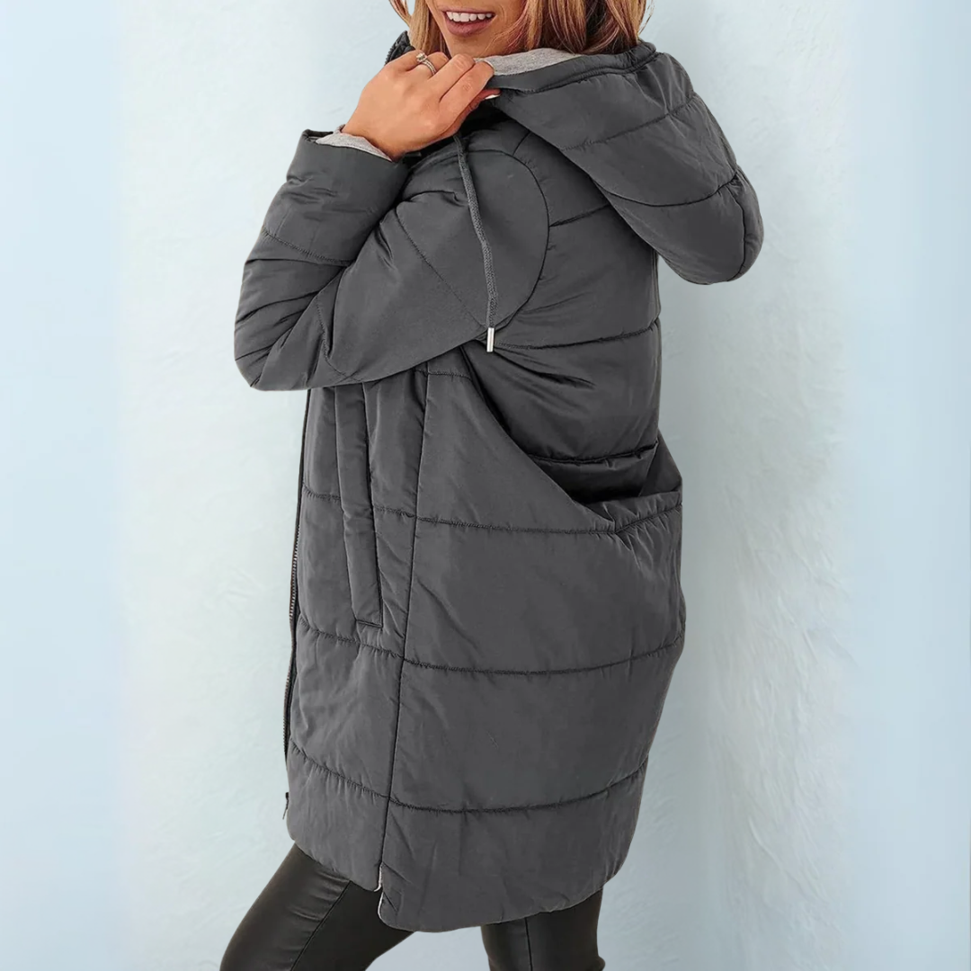 Sandra | Cozy Hooded Winter Coat