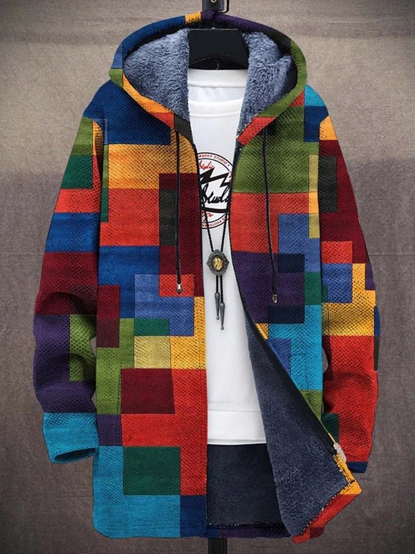 Peter | Cozy Color-Patch Hooded Jacket