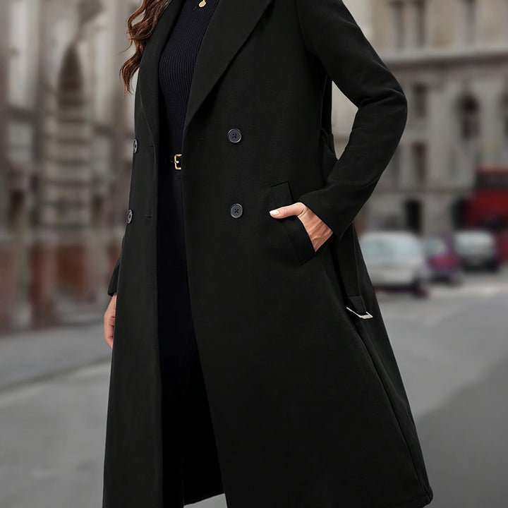 Elizabeth | Elegant Long Belted Coat