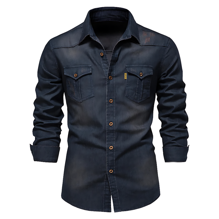 Richard | Classic Denim Long-Sleeve Shirt