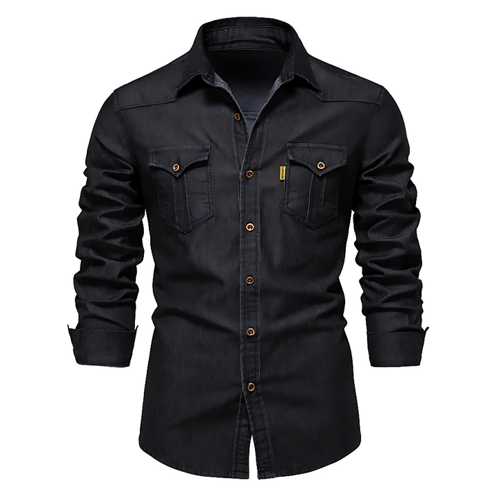 Richard | Classic Denim Long-Sleeve Shirt