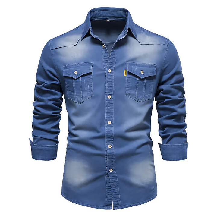 Richard | Classic Denim Long-Sleeve Shirt